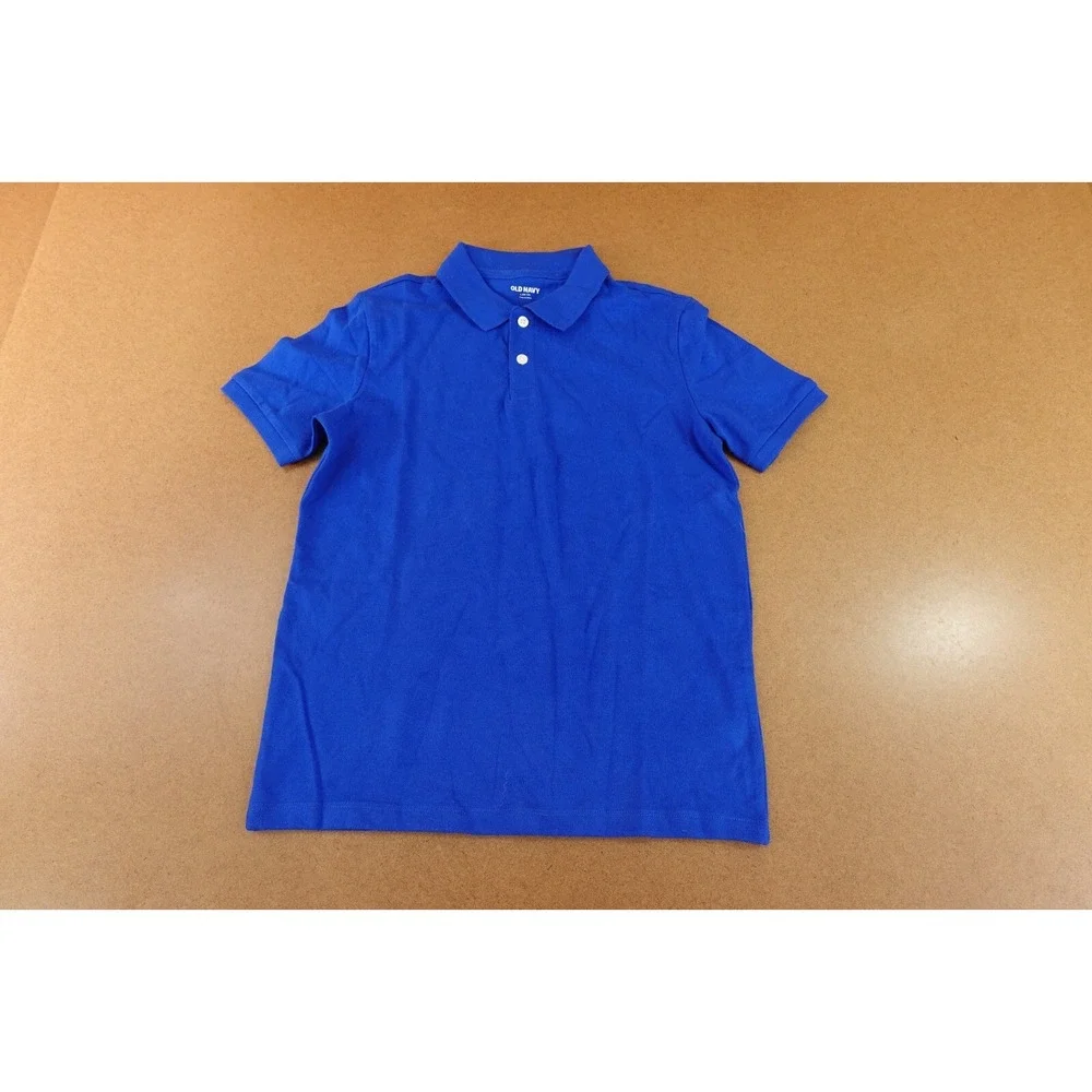 Old Navy Boys Size Large (10-12) Short Sleeve School Uniform Pique Polo Shrt NWT